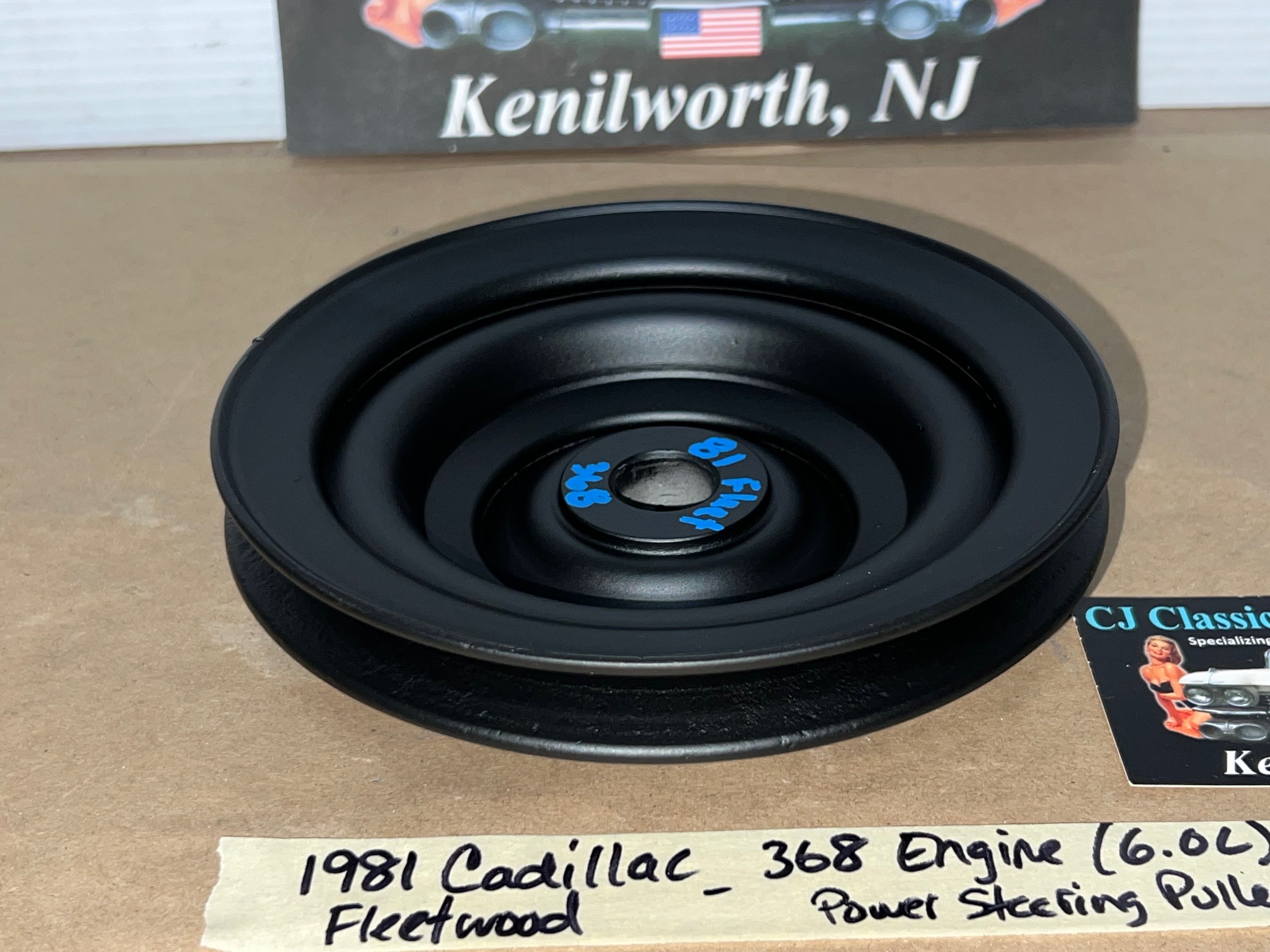 OEM 1981 1982 1983 1984 Cadillac Fleetwood 6.0L 368 Engine 1981 Deville Eldorado 6.0L 368 Engine POWER STEERING PUMP PULLEY #1619733 - Image 3