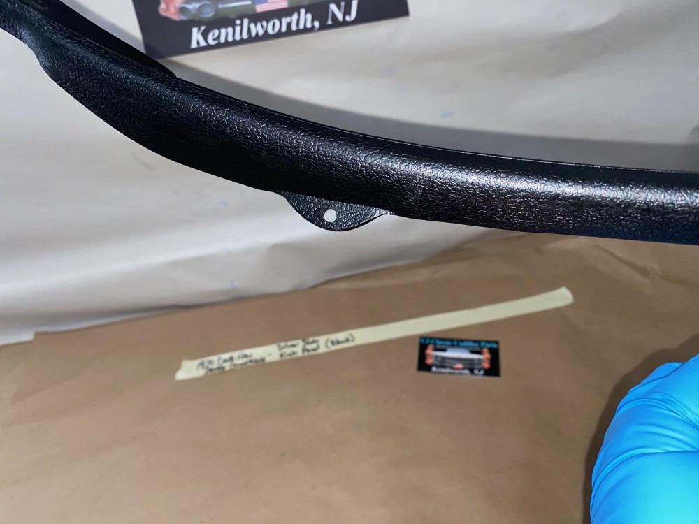 OEM 1969 1970 Cadillac Deville Fleetwood Calais LEFT DRIVER SIDE KICK PANEL TRIM (BLACK) - Image 10