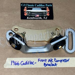 RESTORED 1963 1964 1965 1966 1967 Cadillac Deville Fleetwood 1963 1964 1965 1966 Eldorado FRONT A/C COMPRESSOR MOUNTING ADJUSTING BRACKET WITH GROMMETS #1482012