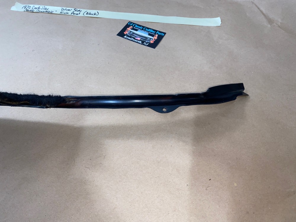 OEM 1969 1970 Cadillac Deville Fleetwood Calais LEFT DRIVER SIDE KICK PANEL TRIM (BLACK) - Image 20