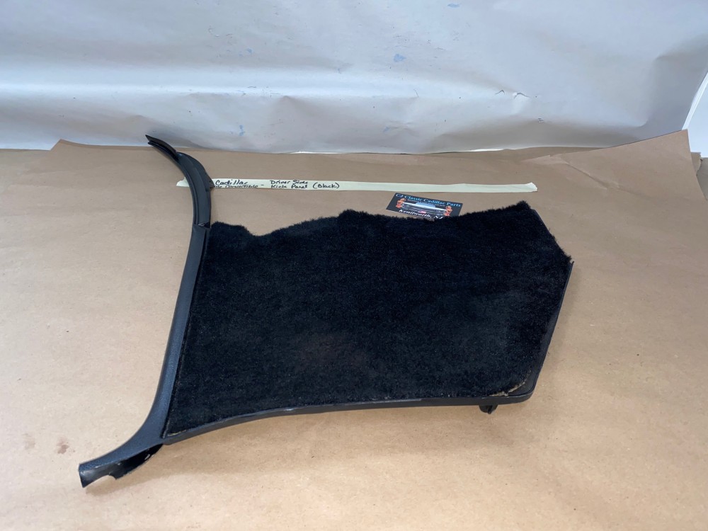 OEM 1969 1970 Cadillac Deville Fleetwood Calais LEFT DRIVER SIDE KICK PANEL TRIM (BLACK) - Image 22