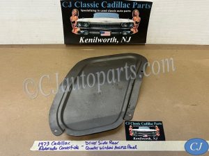OEM 1971 1972 1973 1974 1975 1976 Cadillac Eldorado Convertible LEFT REAR QUARTER WINDOW REGULATOR ACCESS PANEL COVER