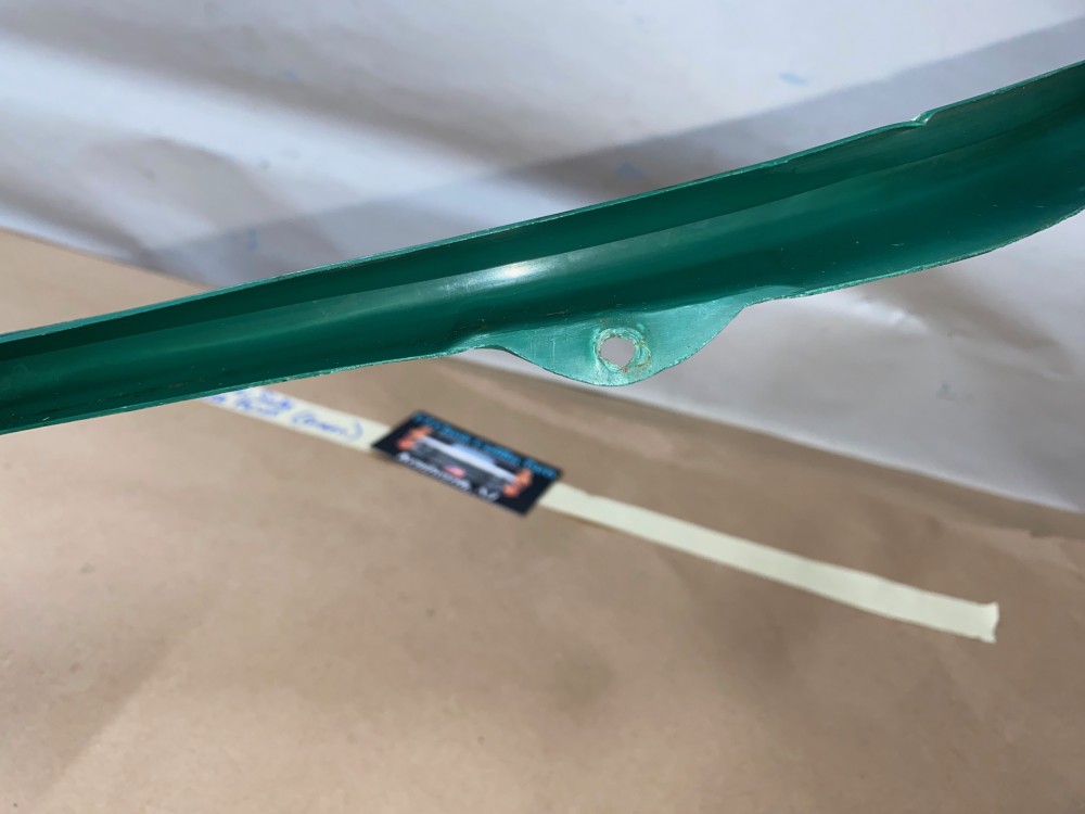 OEM 1969 1970 Cadillac Deville Fleetwood Calais LEFT DRIVER SIDE KICK PANEL TRIM (GREEN) - Image 16