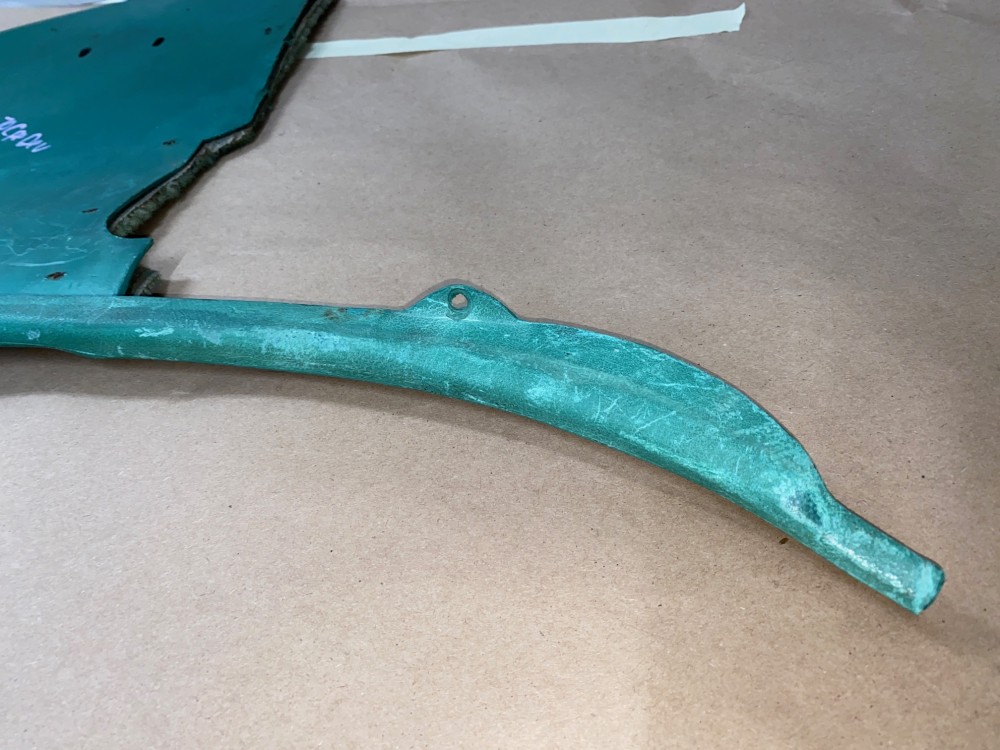 OEM 1969 1970 Cadillac Deville Fleetwood Calais LEFT DRIVER SIDE KICK PANEL TRIM (GREEN) - Image 20