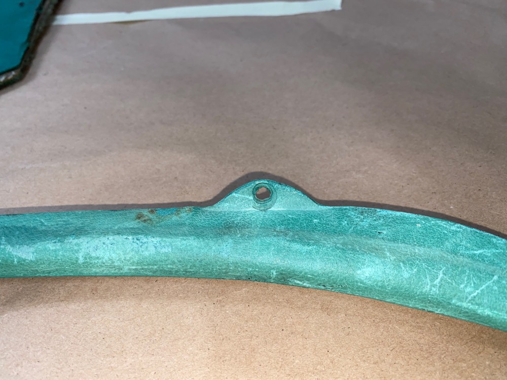 OEM 1969 1970 Cadillac Deville Fleetwood Calais LEFT DRIVER SIDE KICK PANEL TRIM (GREEN) - Image 21