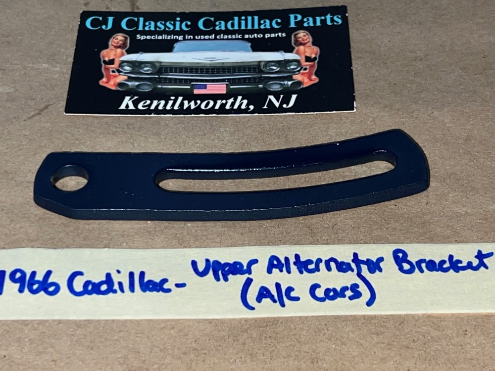 RESTORED 1963 1964 1965 1966 1967 Cadillac Deville Eldorado Fleetwood Calais 429 ENGINE UPPER ALTERNATOR ALT A/C MOUNTING BRACKET (A/C CAR) - Image 2