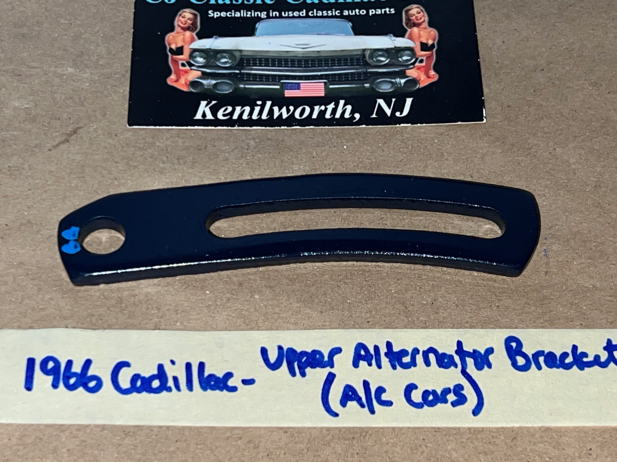 RESTORED 1963 1964 1965 1966 1967 Cadillac Deville Eldorado Fleetwood Calais 429 ENGINE UPPER ALTERNATOR ALT A/C MOUNTING BRACKET (A/C CAR) - Image 4