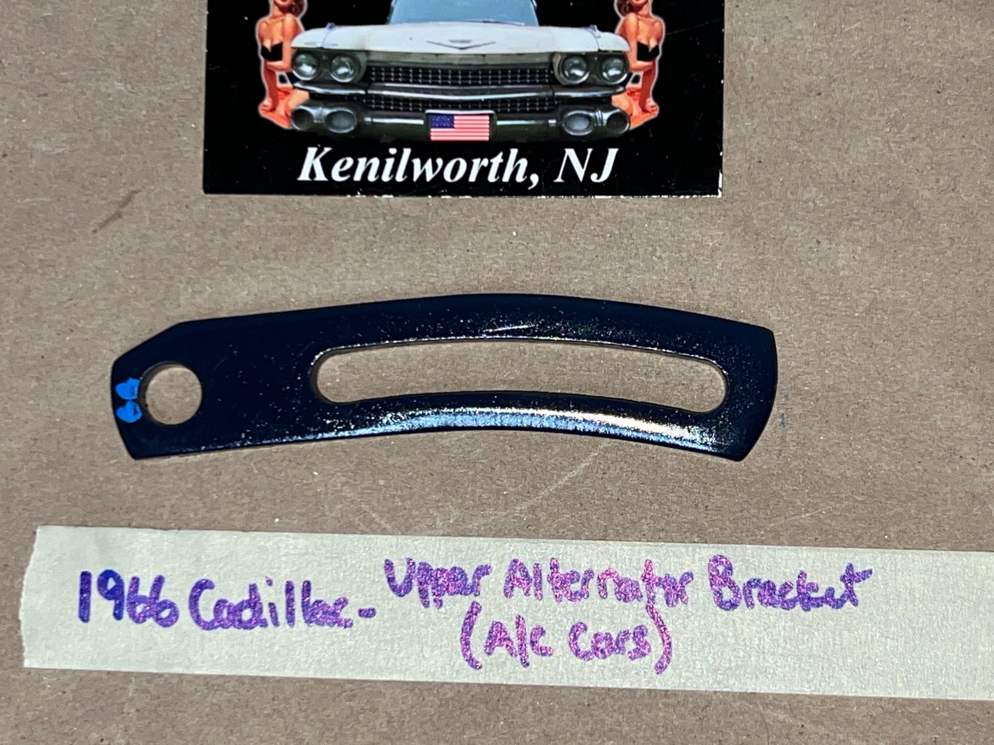 RESTORED 1963 1964 1965 1966 1967 Cadillac Deville Eldorado Fleetwood Calais 429 ENGINE UPPER ALTERNATOR ALT A/C MOUNTING BRACKET (A/C CAR) - Image 5
