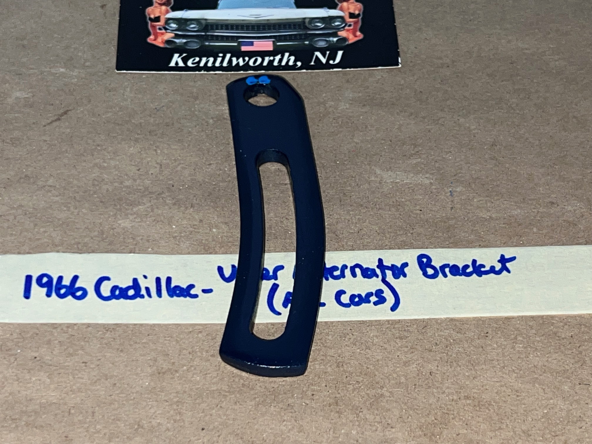 RESTORED 1963 1964 1965 1966 1967 Cadillac Deville Eldorado Fleetwood Calais 429 ENGINE UPPER ALTERNATOR ALT A/C MOUNTING BRACKET (A/C CAR) - Image 9