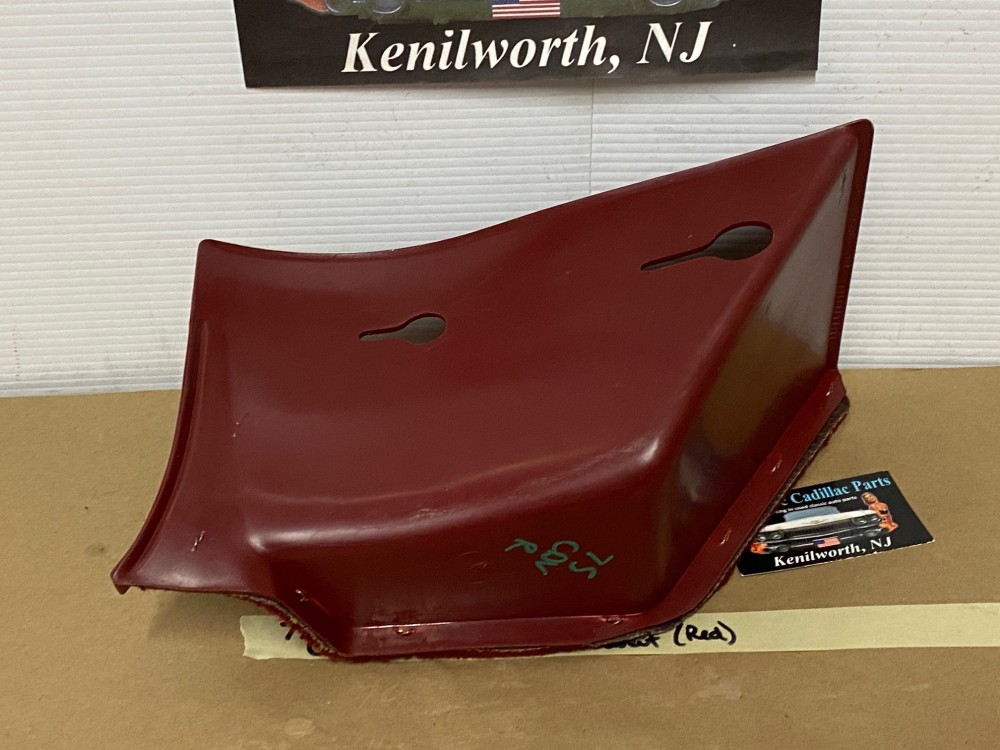 OEM 1971 1972 1973 1974 1975 1976 Cadillac Deville Eldorado Fleetwood Calais RIGHT PASSENGER SIDE KICK PANEL WASTE BASKET TRASH CAN RED - Image 7