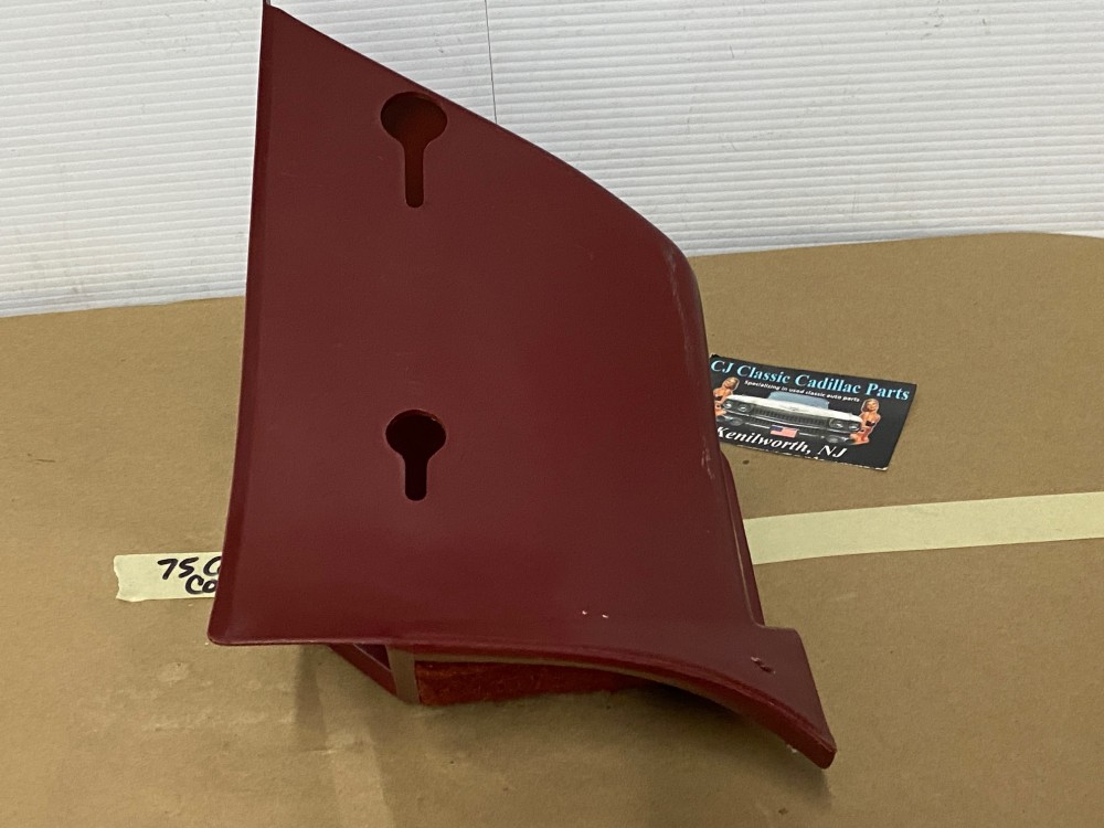 OEM 1971 1972 1973 1974 1975 1976 Cadillac Deville Eldorado Fleetwood Calais RIGHT PASSENGER SIDE KICK PANEL WASTE BASKET TRASH CAN RED - Image 4