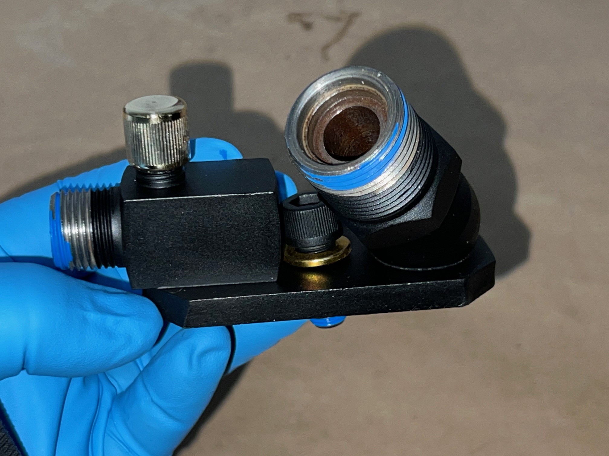 OEM 1963 1964 1965 1966 1967 Cadillac Deville Fleetwood Calais 1963 1964 1965 1966 Eldorado 429 Engine REAR A/C COMPRESSOR MANIFOLD VALVE HOSE CONNECTOR WITH NEW SCHRADER VALVE #5914945 - Image 15