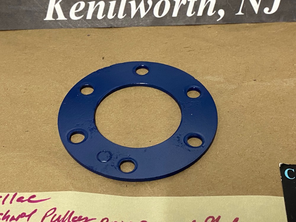 OEM 1963 1964 1965 1966 1967 CADILLAC DEVILLE ELDORADO FLEETWOOD CALAIS 429/390 ENGINE CRANK CRANKSHAFT PULLEY MOUNTING REINFORCEMENT PLATE - Image 2
