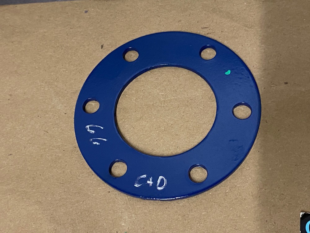 OEM 1963 1964 1965 1966 1967 CADILLAC DEVILLE ELDORADO FLEETWOOD CALAIS 429/390 ENGINE CRANK CRANKSHAFT PULLEY MOUNTING REINFORCEMENT PLATE - Image 5