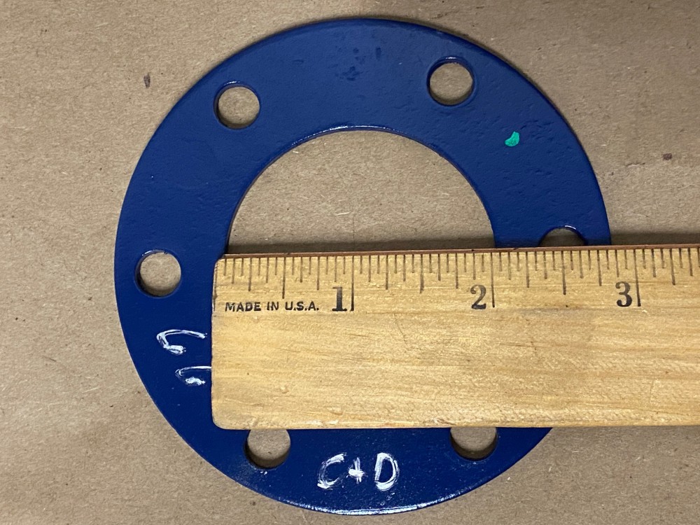 OEM 1963 1964 1965 1966 1967 CADILLAC DEVILLE ELDORADO FLEETWOOD CALAIS 429/390 ENGINE CRANK CRANKSHAFT PULLEY MOUNTING REINFORCEMENT PLATE - Image 7