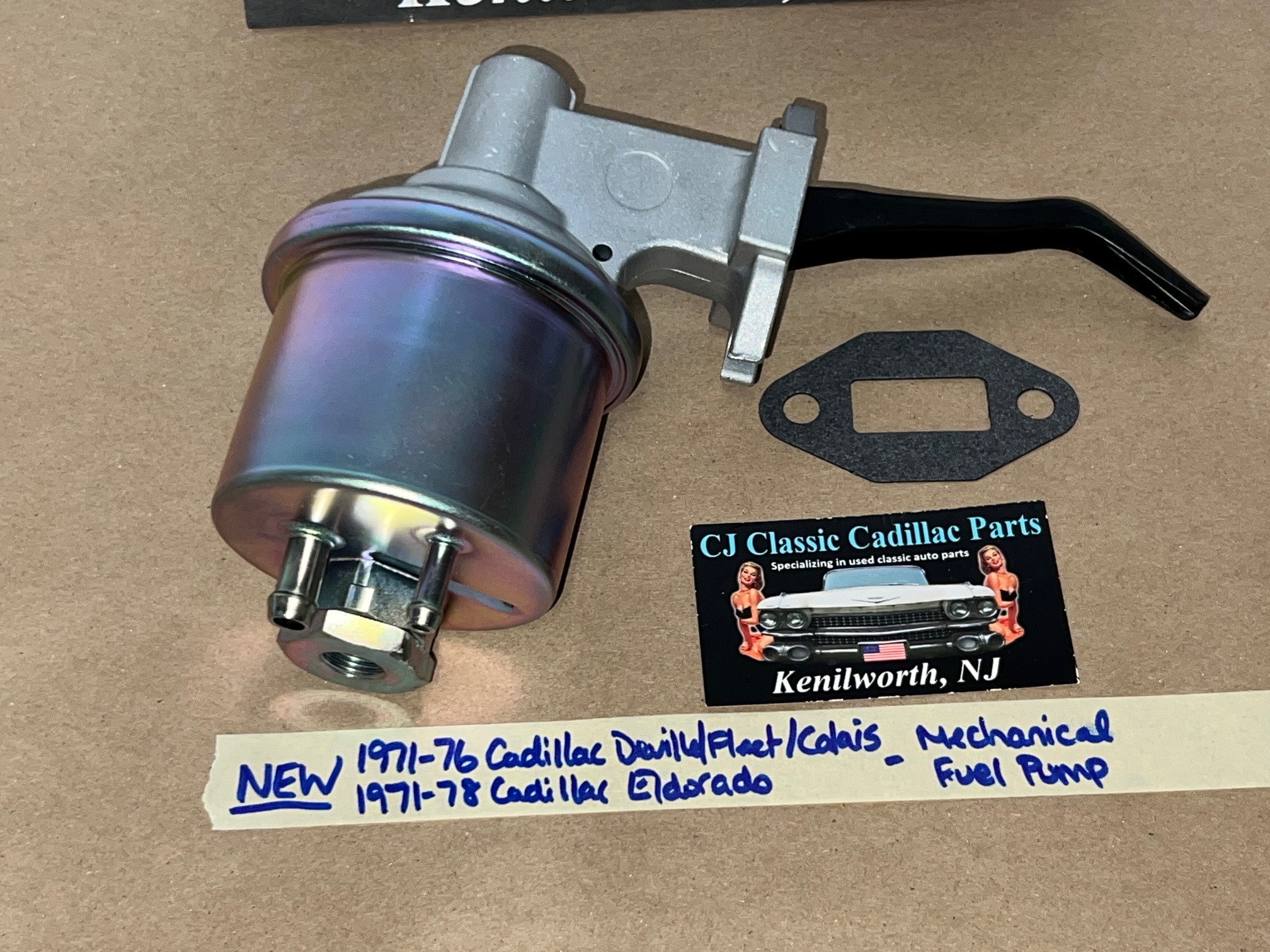 NEW 1971 1972 1973 1974 1975 1976 CADILLAC DEVILLE FLEETWOOD CALAIS COMMERCIAL CHASSIS 1971 1972 1973 1974 1975 1976 1977 1978 ELDORADO MECHANICAL FUEL PUMP (3/8" FUEL LINE) - Image 5