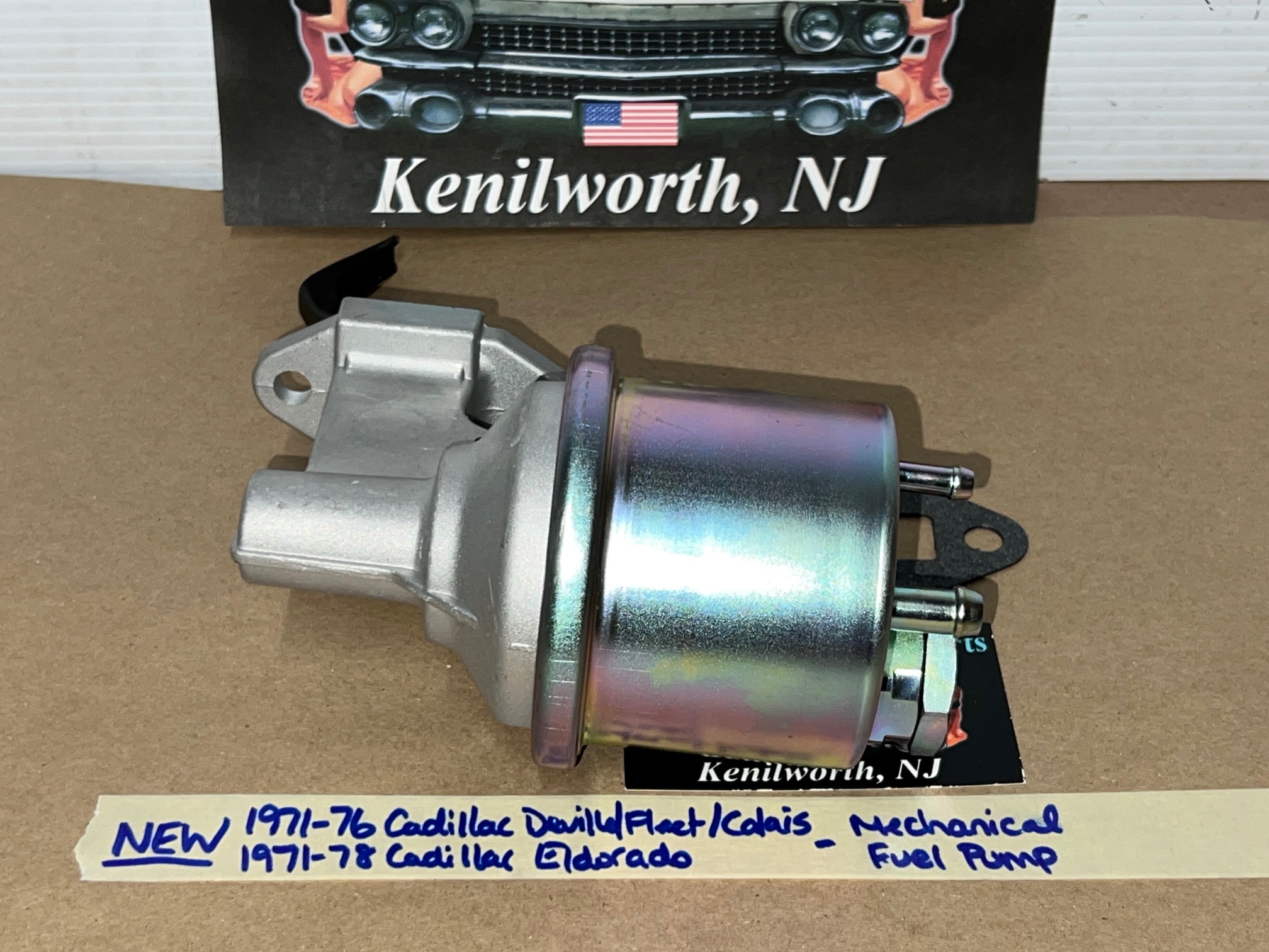 NEW 1971 1972 1973 1974 1975 1976 CADILLAC DEVILLE FLEETWOOD CALAIS COMMERCIAL CHASSIS 1971 1972 1973 1974 1975 1976 1977 1978 ELDORADO MECHANICAL FUEL PUMP (3/8" FUEL LINE) - Image 4