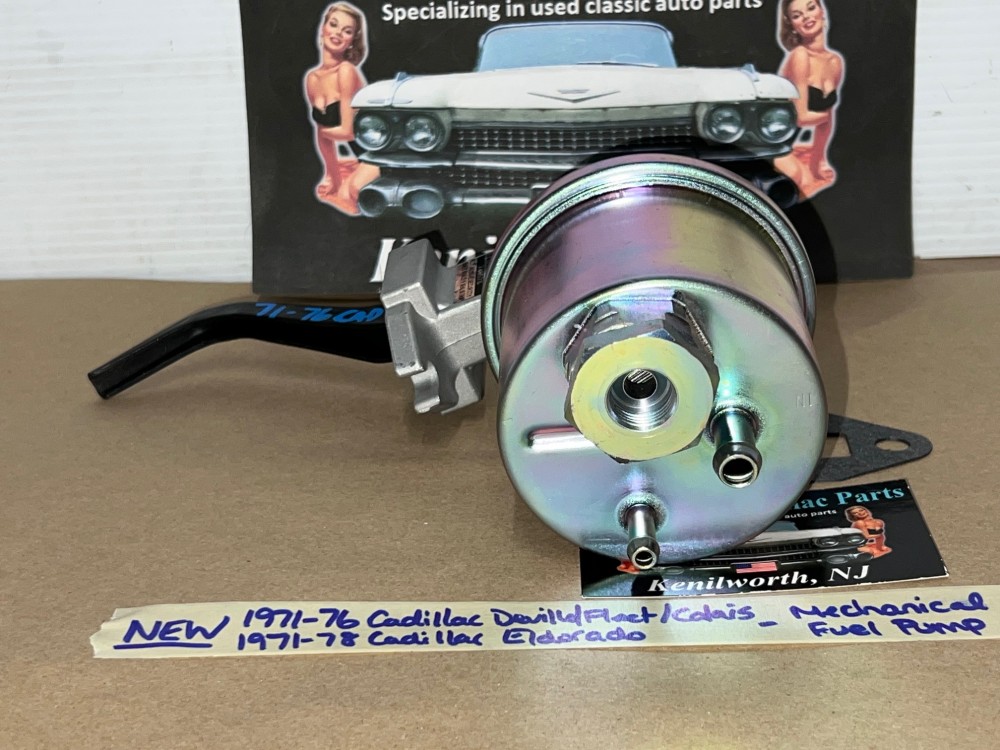 NEW 1971 1972 1973 1974 1975 1976 CADILLAC DEVILLE FLEETWOOD CALAIS COMMERCIAL CHASSIS 1971 1972 1973 1974 1975 1976 1977 1978 ELDORADO MECHANICAL FUEL PUMP (3/8" FUEL LINE) - Image 6