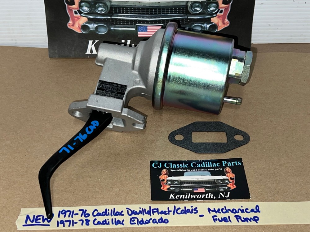 NEW 1971 1972 1973 1974 1975 1976 CADILLAC DEVILLE FLEETWOOD CALAIS COMMERCIAL CHASSIS 1971 1972 1973 1974 1975 1976 1977 1978 ELDORADO MECHANICAL FUEL PUMP (3/8" FUEL LINE) - Image 10