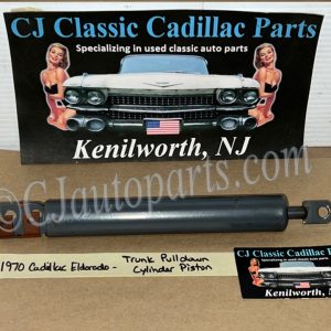 OEM 1962 1963 1964 1965 1966 1967 1968 1969 1970 Cadillac Deville Fleetwood Calais 1962 1963 1964 1965 1966 1967 1968 1969 1970 1971 1972 1973 Eldorado REAR DECK LID MECHANICAL TRUNK PULLDOWN CYLINDER PISTON #4846169/#9874446