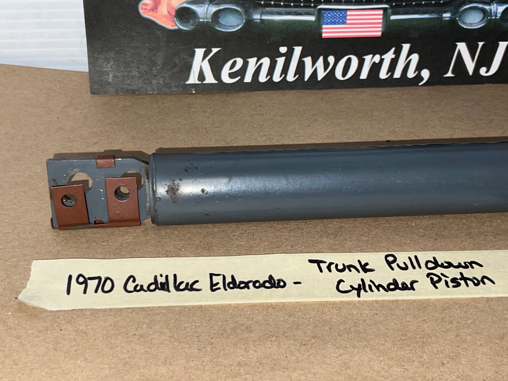 OEM 1962 1963 1964 1965 1966 1967 1968 1969 1970 Cadillac Deville Fleetwood Calais 1962 1963 1964 1965 1966 1967 1968 1969 1970 1971 1972 1973 Eldorado REAR DECK LID MECHANICAL TRUNK PULLDOWN CYLINDER PISTON #4846169/#9874446 - Image 13