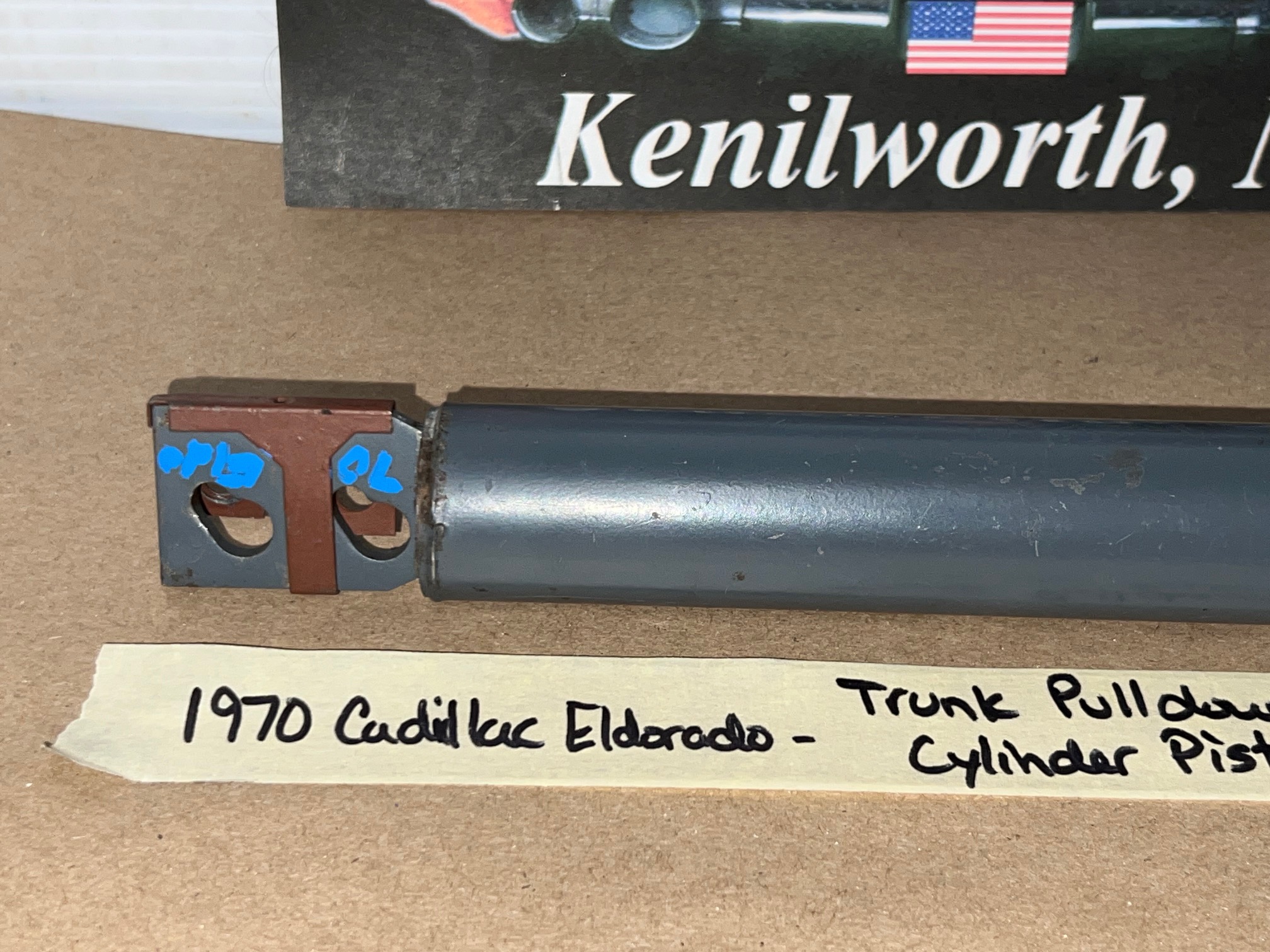 OEM 1962 1963 1964 1965 1966 1967 1968 1969 1970 Cadillac Deville Fleetwood Calais 1962 1963 1964 1965 1966 1967 1968 1969 1970 1971 1972 1973 Eldorado REAR DECK LID MECHANICAL TRUNK PULLDOWN CYLINDER PISTON #4846169/#9874446 - Image 11