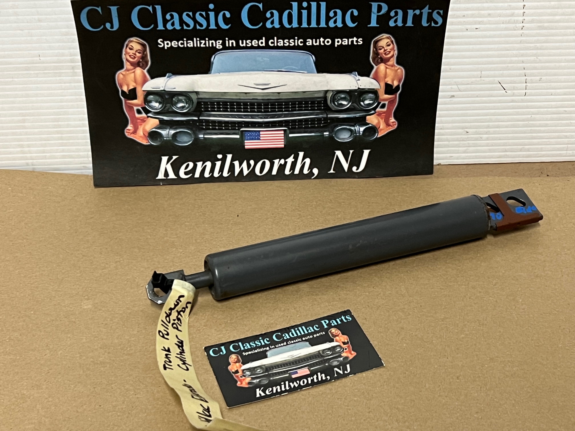 OEM 1962 1963 1964 1965 1966 1967 1968 1969 1970 Cadillac Deville Fleetwood Calais 1962 1963 1964 1965 1966 1967 1968 1969 1970 1971 1972 1973 Eldorado REAR DECK LID MECHANICAL TRUNK PULLDOWN CYLINDER PISTON #4846169/#9874446 - Image 2