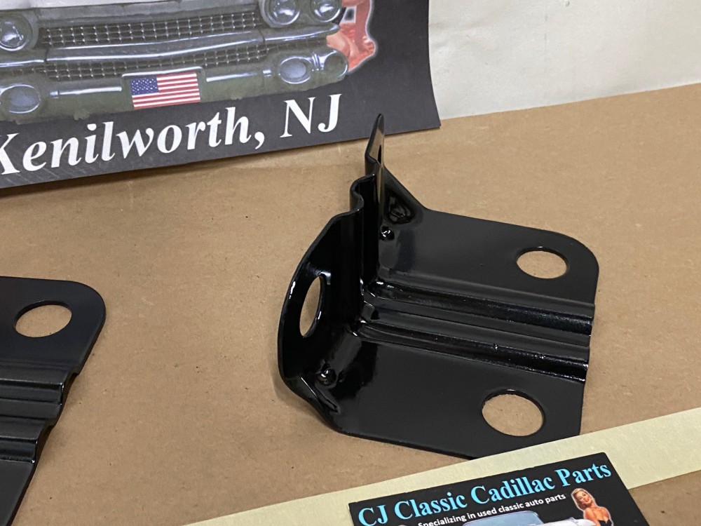 OEM 1971 1972 1973 1974 Cadillac Eldorado HOOD HINGE TO WHEEL WELL MOUNTING BRACKETS - PAIR #1494988 - Image 7