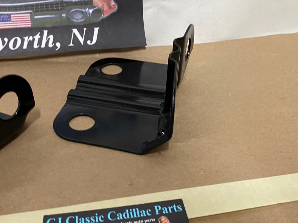 OEM 1971 1972 1973 1974 Cadillac Eldorado HOOD HINGE TO WHEEL WELL MOUNTING BRACKETS - PAIR #1494988 - Image 12