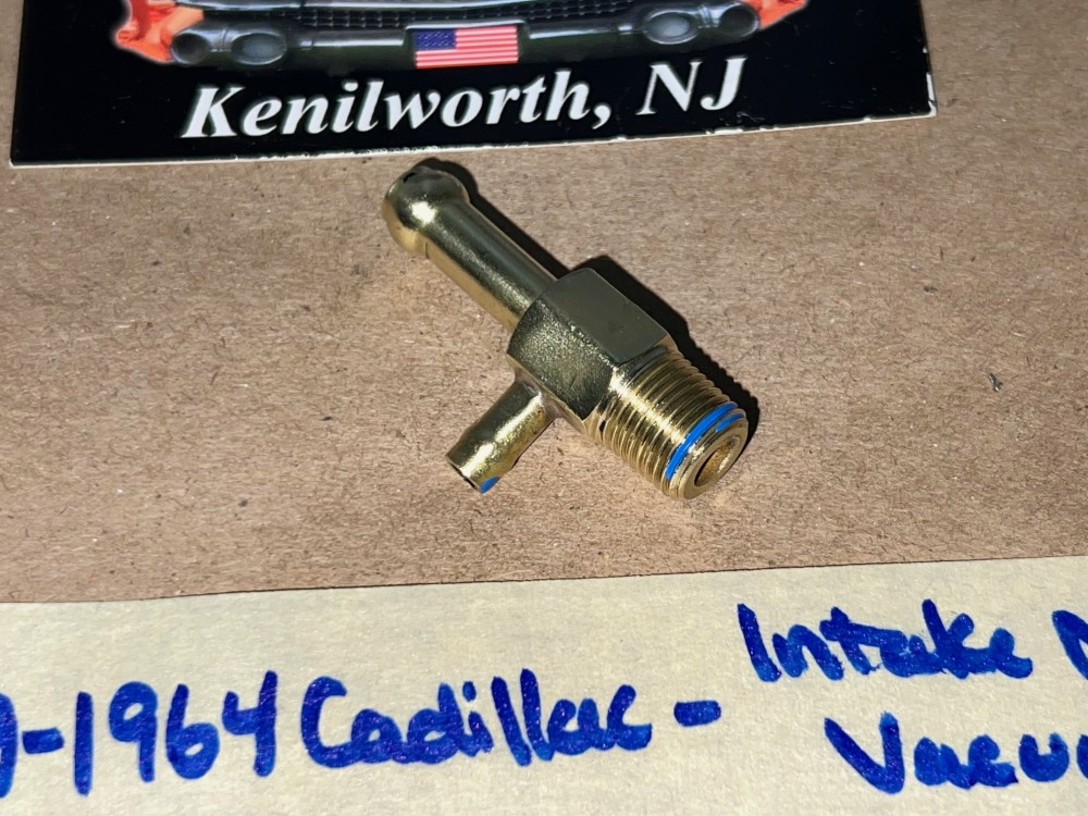 1959 1960 1961 1962 1963 1964 CADILLAC DEVILLE ELDORADO FLEETWOOD REAR INTAKE MANIFOLD VACUUM TEE TREE CONNECTOR FITTING (DOUBLE OUTLET) #1475109/#1481991/#1474314 - Image 7