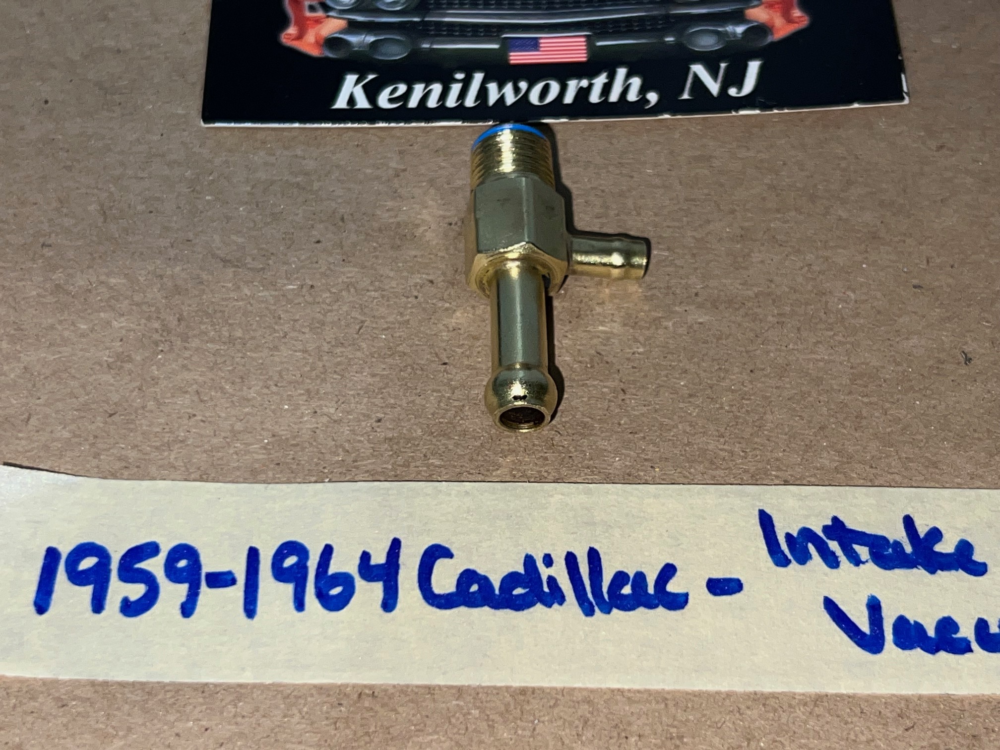 1959 1960 1961 1962 1963 1964 CADILLAC DEVILLE ELDORADO FLEETWOOD REAR INTAKE MANIFOLD VACUUM TEE TREE CONNECTOR FITTING (DOUBLE OUTLET) #1475109/#1481991/#1474314 - Image 5