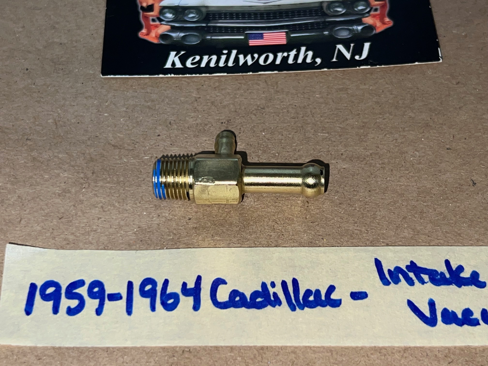 1959 1960 1961 1962 1963 1964 CADILLAC DEVILLE ELDORADO FLEETWOOD REAR INTAKE MANIFOLD VACUUM TEE TREE CONNECTOR FITTING (DOUBLE OUTLET) #1475109/#1481991/#1474314 - Image 4