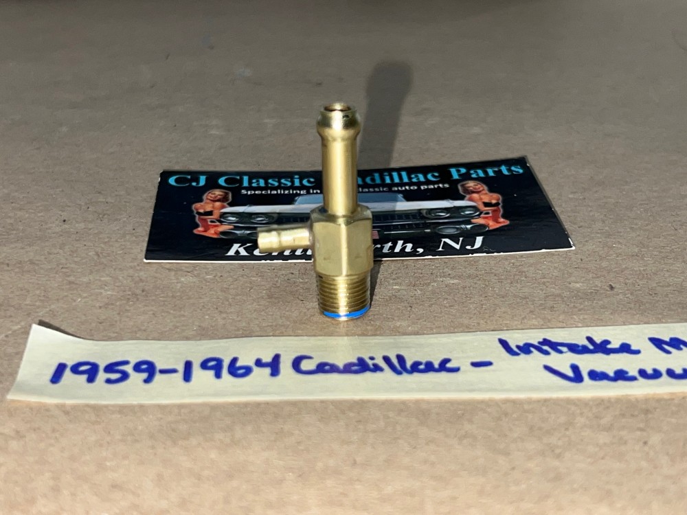 1959 1960 1961 1962 1963 1964 CADILLAC DEVILLE ELDORADO FLEETWOOD REAR INTAKE MANIFOLD VACUUM TEE TREE CONNECTOR FITTING (DOUBLE OUTLET) #1475109/#1481991/#1474314 - Image 10