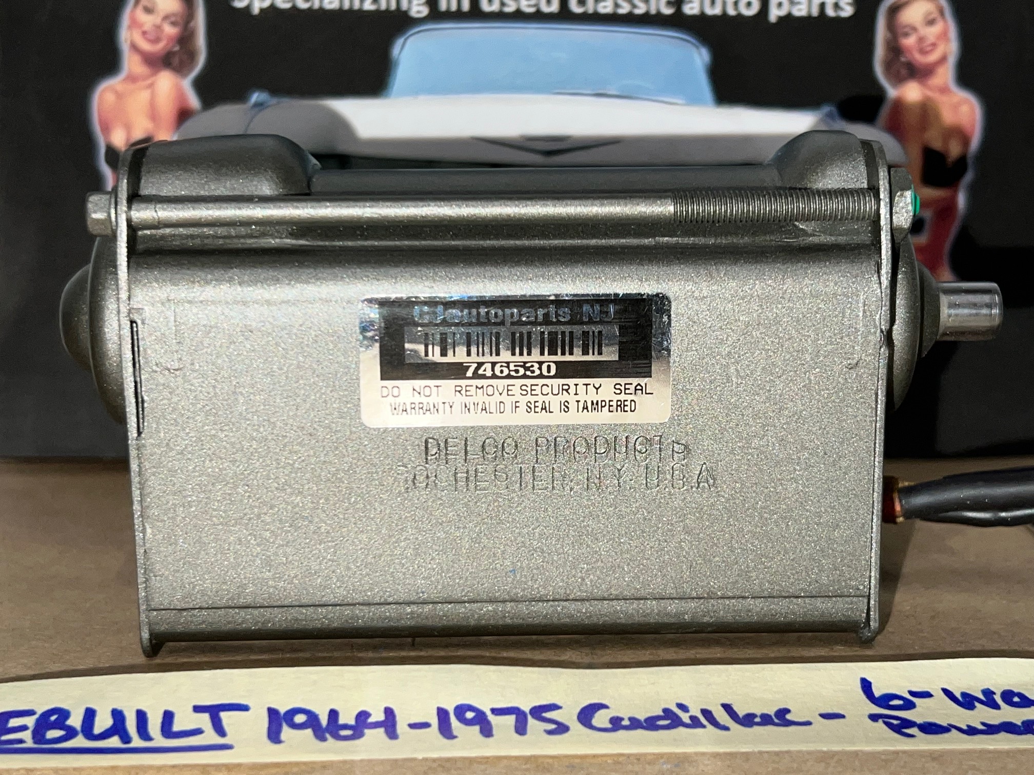 REBUILT 1964 1965 1966 1967 1968 1969 1970 1971 1972 1973 1974 1975 CADILLAC DEVILLE ELDORADO CALAIS FLEETWOOD DELCO ORIGINAL 6 WAY POWER SEAT MOTOR #4960550 - Image 12