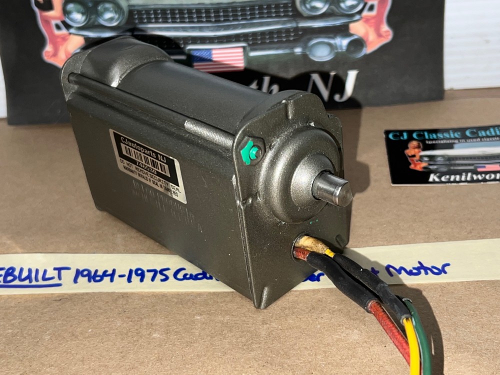 REBUILT 1964 1965 1966 1967 1968 1969 1970 1971 1972 1973 1974 1975 CADILLAC DEVILLE ELDORADO CALAIS FLEETWOOD DELCO ORIGINAL 6 WAY POWER SEAT MOTOR #4960550 - Image 11