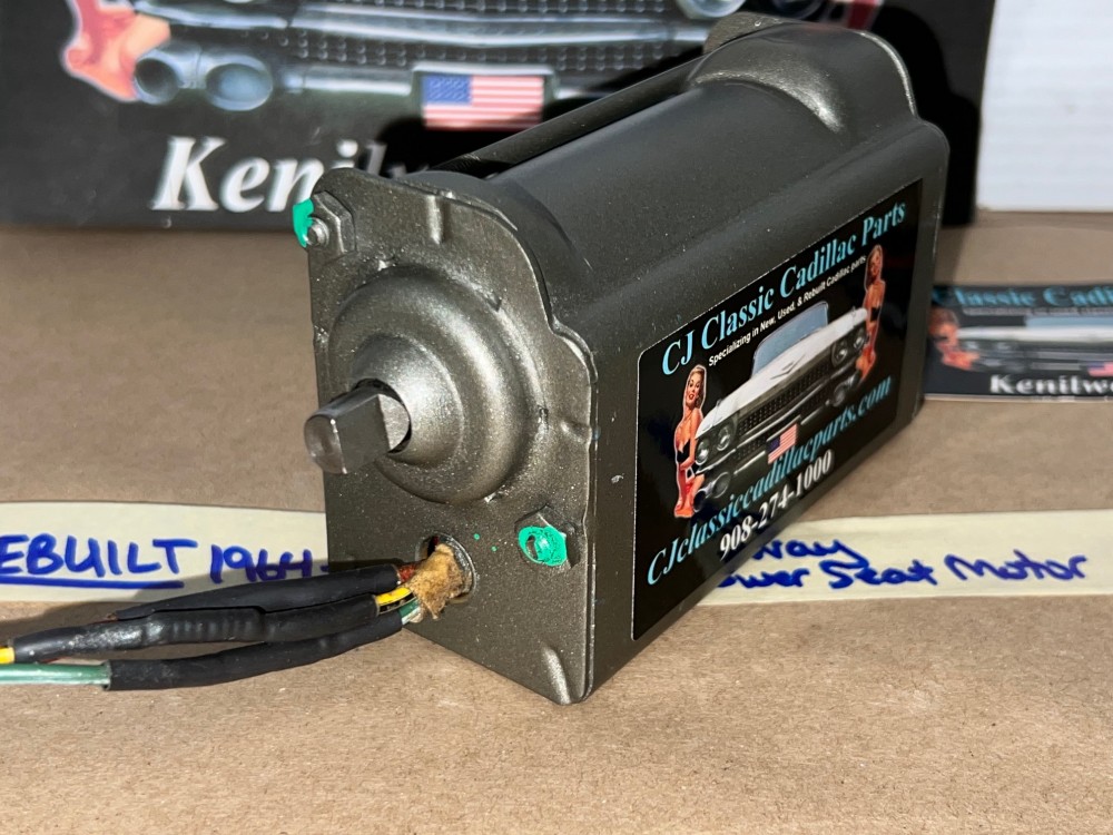 REBUILT 1964 1965 1966 1967 1968 1969 1970 1971 1972 1973 1974 1975 CADILLAC DEVILLE ELDORADO CALAIS FLEETWOOD DELCO ORIGINAL 6 WAY POWER SEAT MOTOR #4960550 - Image 10