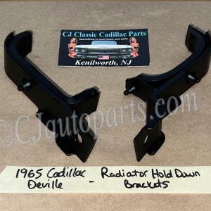 OEM 1965 1966 1967 Cadillac Deville Calais Fleetwood Eldorado UPPER RADIATOR HOLD DOWN MOUNTING BRACKETS CUSHIONS #1483122/#1483123/#3513581/#3513582