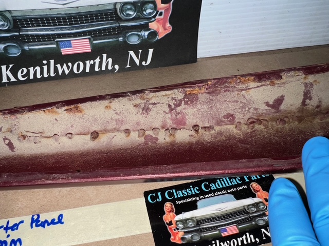 OEM 1959 Cadillac Deville Eldorado Fleetwood REAR QUARTER PANEL INNER OR OUTER BLISTER TRIM #3631999/#4766262 - Image 11
