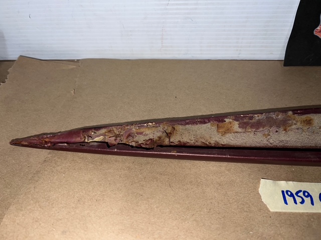 OEM 1959 Cadillac Deville Eldorado Fleetwood REAR QUARTER PANEL INNER OR OUTER BLISTER TRIM #3631999/#4766262 - Image 6