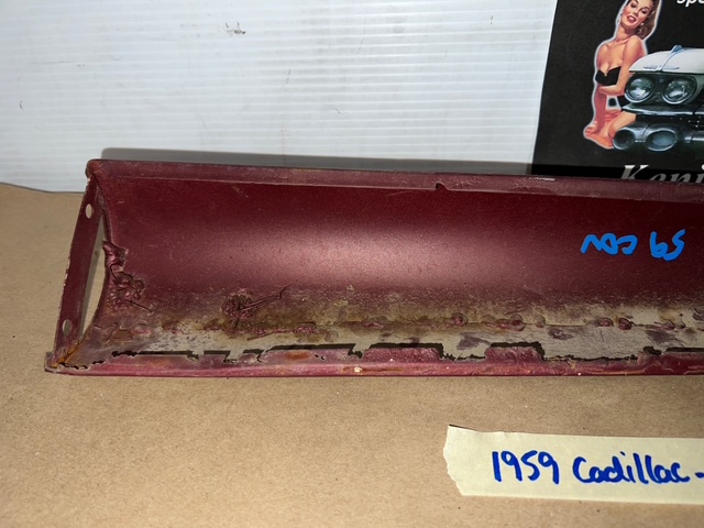 OEM 1959 Cadillac Deville Eldorado Fleetwood REAR QUARTER PANEL INNER OR OUTER BLISTER TRIM #3631999/#4766262 - Image 2