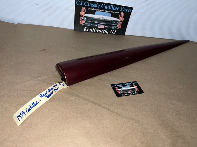 OEM 1959 Cadillac Deville Eldorado Fleetwood REAR QUARTER PANEL INNER OR OUTER BLISTER TRIM #3631999/#4766262 - Image 31