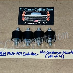 NEW 1963 1964 1965 1966 1967 1968 1969 1970 1971 CADILLAC DEVILLE ELDORADO FLEETWOOD CALAIS A/C CONDENSER MOUNTS RUBBER BUMPER (SET OF 4)
