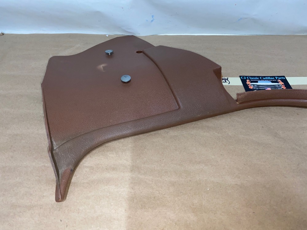 OEM 1971 1972 1973 1974 1975 1976 Cadillac Deville Eldorado Fleetwood Calais RIGHT PASSENGER SIDE LOWER KICK PANEL TRIM - CAMEL/BUCKSKIN #9826586 - Image 5