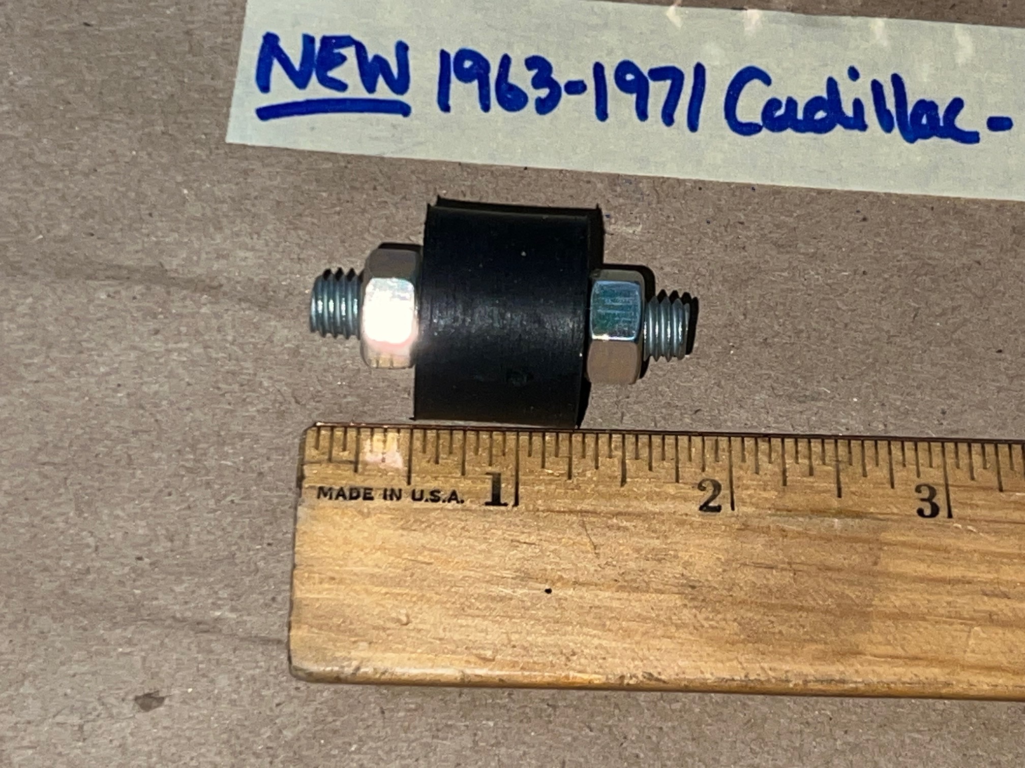 NEW 1963 1964 1965 1966 1967 1968 1969 1970 1971 CADILLAC DEVILLE ELDORADO FLEETWOOD CALAIS A/C CONDENSER MOUNTS RUBBER BUMPER (SET OF 4) - Image 5