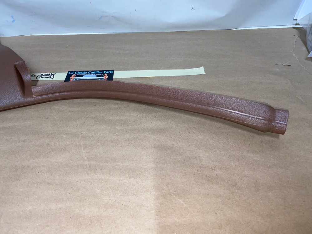 OEM 1971 1972 1973 1974 1975 1976 Cadillac Deville Eldorado Fleetwood Calais RIGHT PASSENGER SIDE LOWER KICK PANEL TRIM - CAMEL/BUCKSKIN #9826586 - Image 6