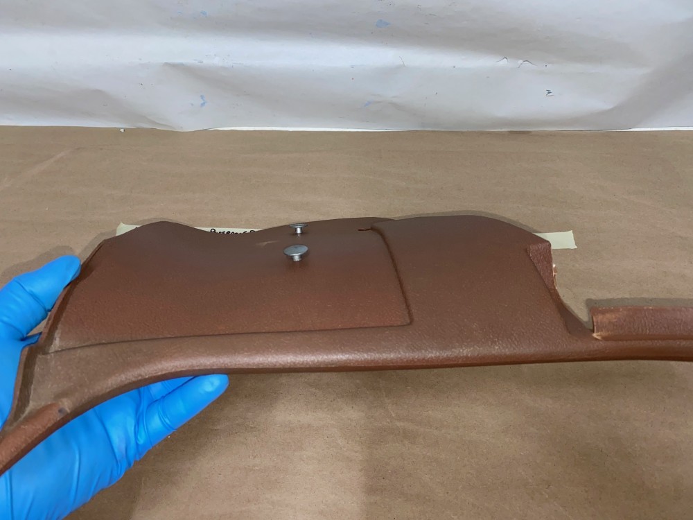 OEM 1971 1972 1973 1974 1975 1976 Cadillac Deville Eldorado Fleetwood Calais RIGHT PASSENGER SIDE LOWER KICK PANEL TRIM - CAMEL/BUCKSKIN #9826586 - Image 10