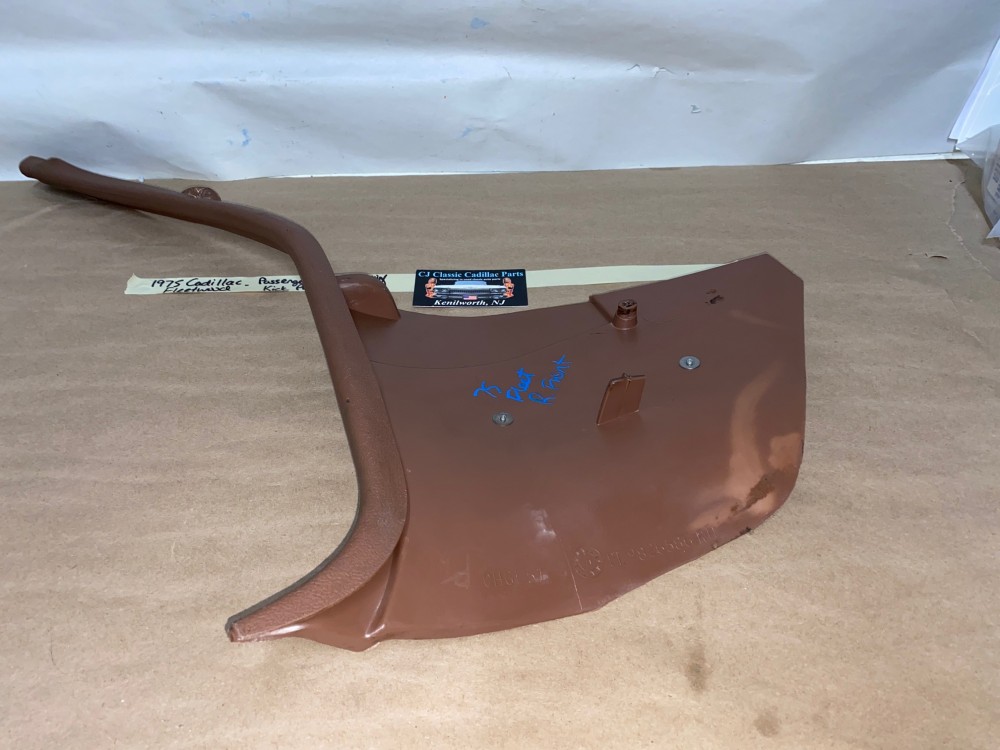 OEM 1971 1972 1973 1974 1975 1976 Cadillac Deville Eldorado Fleetwood Calais RIGHT PASSENGER SIDE LOWER KICK PANEL TRIM - CAMEL/BUCKSKIN #9826586 - Image 16