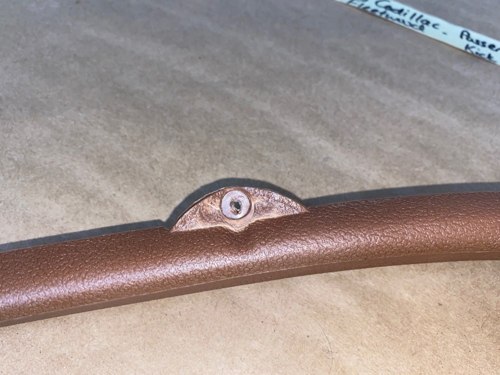 OEM 1971 1972 1973 1974 1975 1976 Cadillac Deville Eldorado Fleetwood Calais RIGHT PASSENGER SIDE LOWER KICK PANEL TRIM - CAMEL/BUCKSKIN #9826586 - Image 21