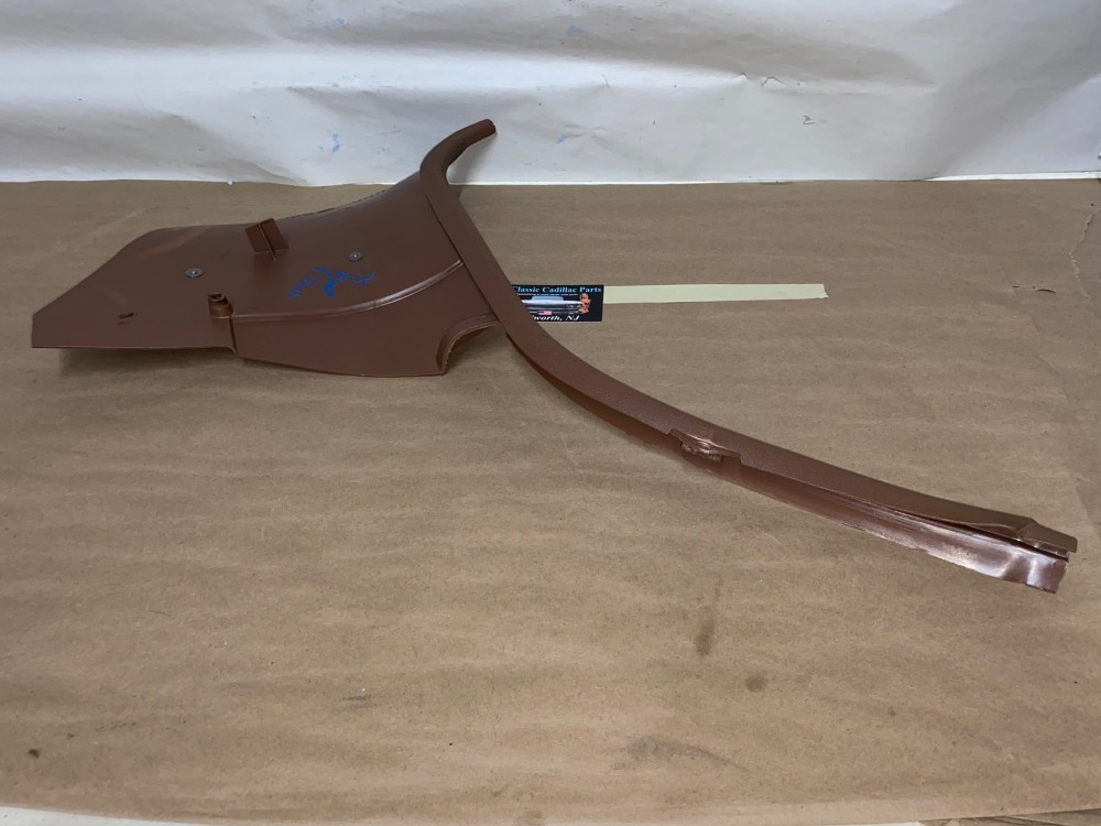 OEM 1971 1972 1973 1974 1975 1976 Cadillac Deville Eldorado Fleetwood Calais RIGHT PASSENGER SIDE LOWER KICK PANEL TRIM - CAMEL/BUCKSKIN #9826586 - Image 22