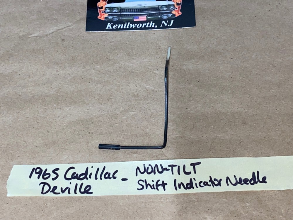 OEM 1965 1966 Cadillac Deville Eldorado Fleetwood Calais STEERING COLUMN SHIFT INDICATOR NEEDLE POINTER ROD #1483732 - Image 2
